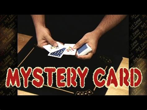 Mysterious card magic
